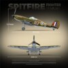690-crwmmr.jpg World War Army Military Soldiers SWAT UK: Spitfire Fighter F MK. la type Model Building Blocks Bricks Toys Gift