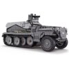 World War Army Military Soldiers KMS Bismarck Battleship Armored Vehicle Building Blocks Bricks Assembly Toys