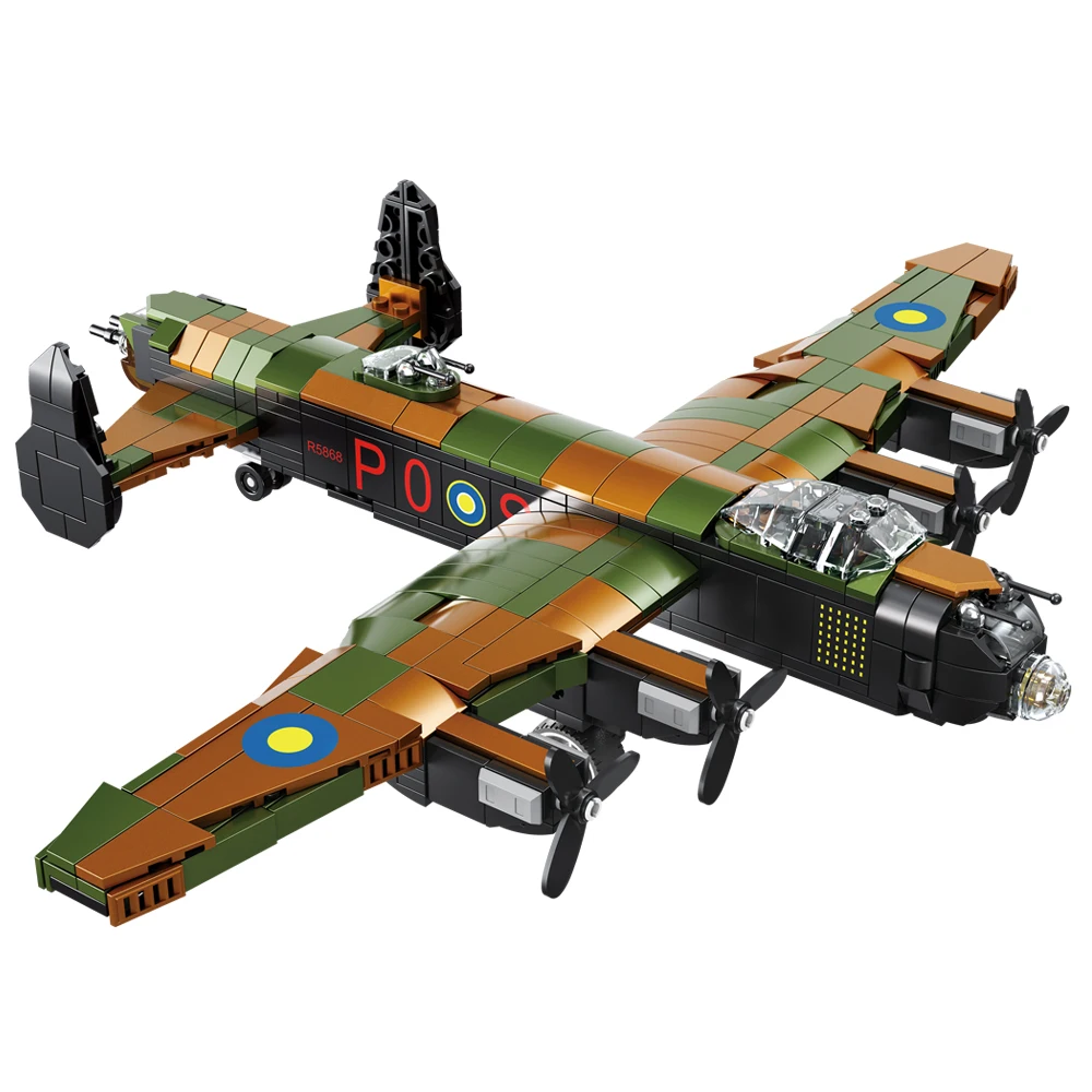 World War Army Military Soldiers KMS Bismarck Battleship Armored Vehicle Building Blocks Bricks Assembly Toys