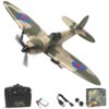 808-waqjjp.jpg Spitfire RC Plane 2.4G 3CH Gyro Stabilizer Fixed Wing EPP Foam 400MM Wingspan Airplane RTF Fighter for Boys Children
