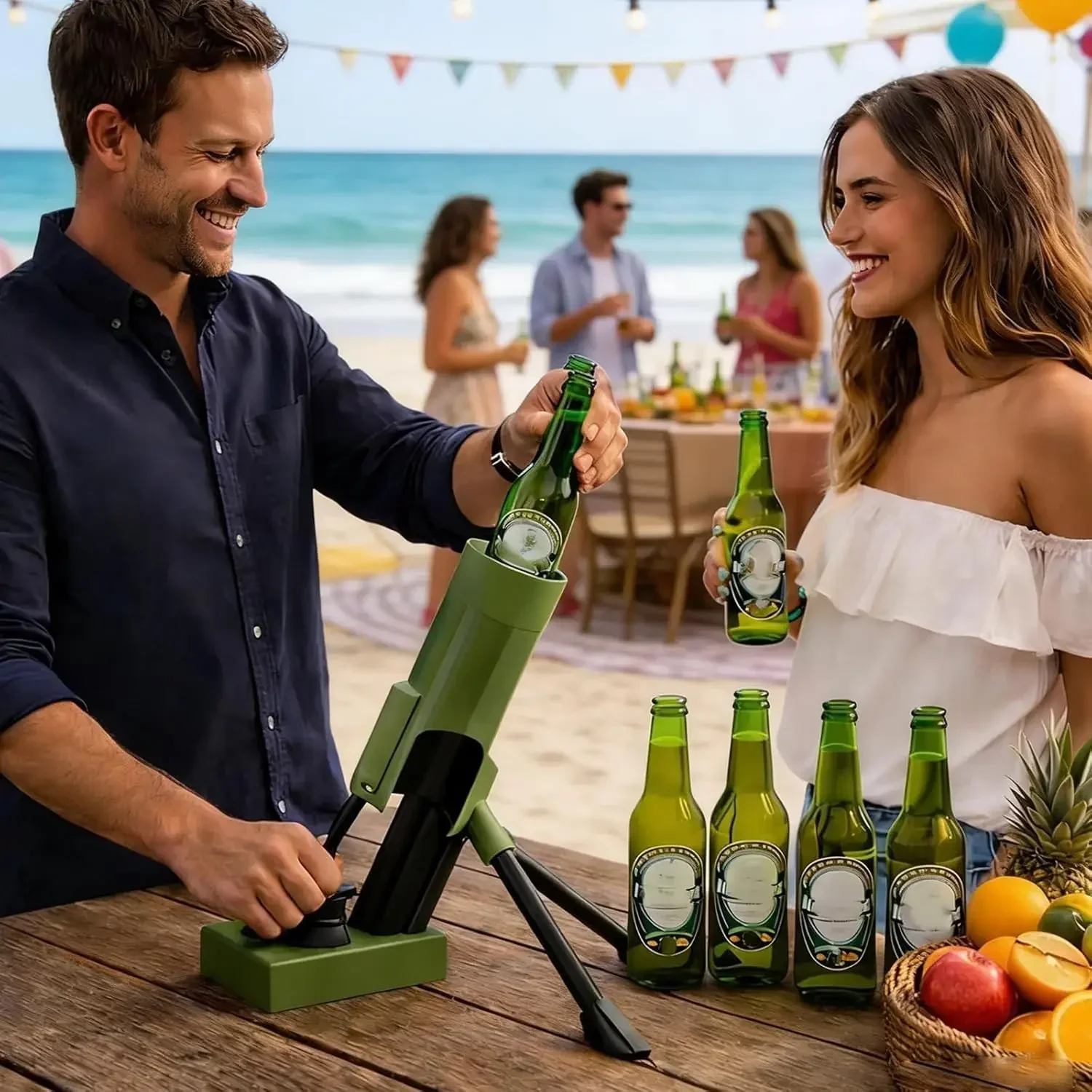 Mortar Beer Bottle Opener Tactical Cap Launcher Hands Free Push Down Fun Cap Launching Game For Home Bar Party Game Night Mortar Beer Bottle Opener Tactical Cap Launcher Hands Free Push Down Fun Cap Launching Game For Home Bar Party Game Night