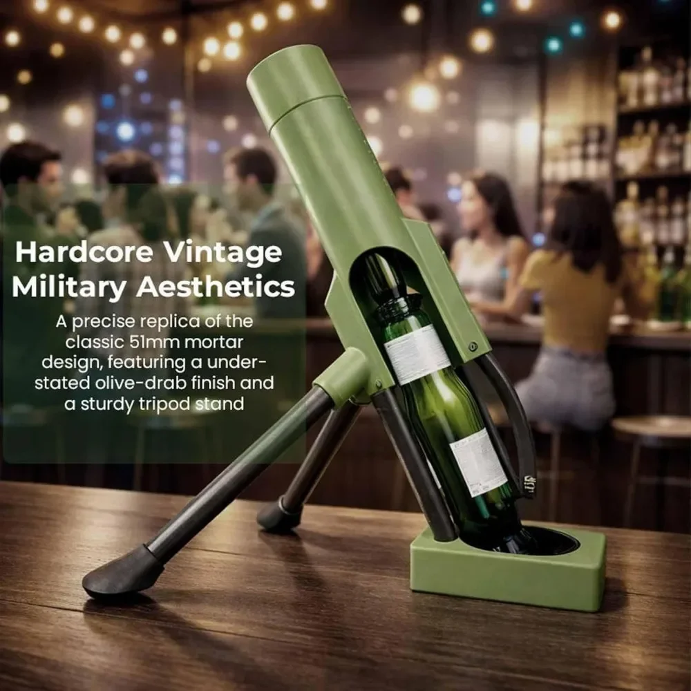 Mortar Beer Bottle Opener Tactical Cap Launcher Hands Free Push Down Fun Cap Launching Game For Home Bar Party Game Night Mortar Beer Bottle Opener Tactical Cap Launcher Hands Free Push Down Fun Cap Launching Game For Home Bar Party Game Night