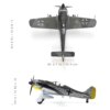 NUOTIE 1/72 Focke-Wulf Fw 190A-8 German Classic Fighter Diecast Model with Stand Prebuilt for Collection